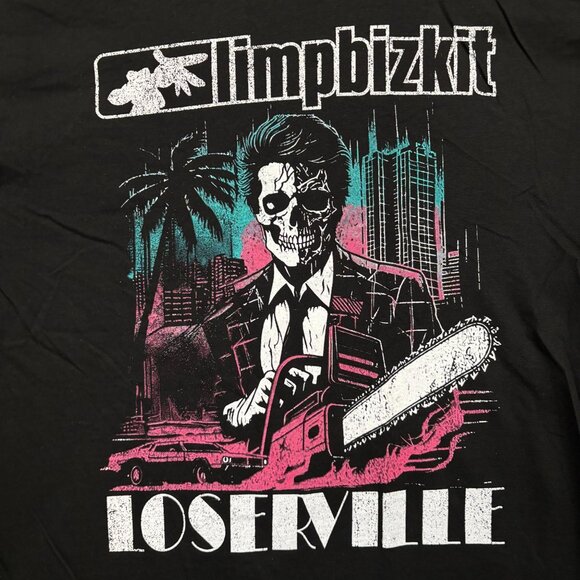 Limp Bizkit Loserville European Tour Nu Metal Band Tee L - Picture 2 of 4